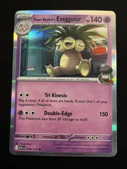 Team Rocket’s Exeggutor 078/217 Holo Rare - Pokemon TCG Ascended Heroes - NM - Image 1