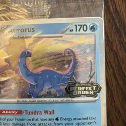 Aurorus 024/088 - Cosmo Holo - Pokemon Perfect Order stamped promo (sealed) - Image 3
