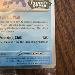 Aurorus 024/088 - Cosmo Holo - Pokemon Perfect Order stamped promo (sealed) - Image 4