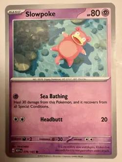 Slowpoke - 079/165 - Pokemon TCG Scarlet & Violet 151 (2023) Regular - Image 1