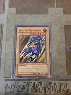 YUGIOH GAIA THE FIERCE KNIGHT SYE-007 COMMON 1ST ED VLP - Image 1