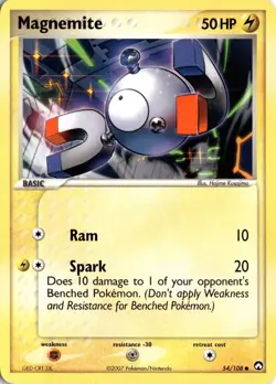 Magnemite 54/108 Power Keepers Pokemon Card TCG - Image 1