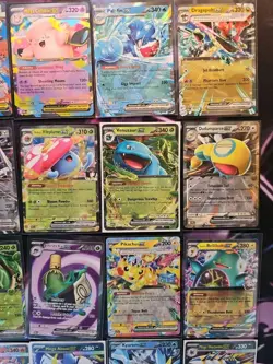 25x Pokemon EX Card Lot NM No Duplicates + Sinistcha Full Art + Bonus Tin - Image 5