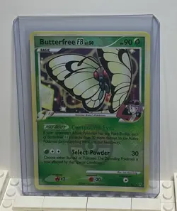 Butterfree FB 17/147 Supreme Victors Crosshatch Pokemon League Promo Card - Image 1
