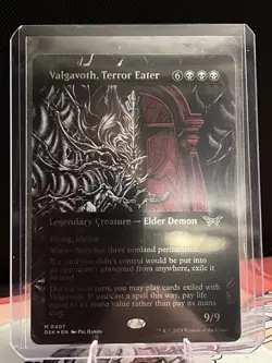 Valgavoth, Terror Eater TEXTURED SHOWCASE FOIL DSK MTG MINT - Image 1