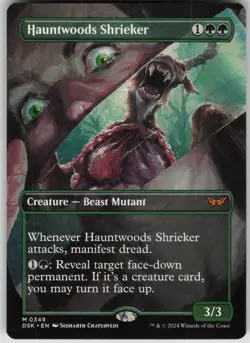 MTG TCG Hauntwoods Shrieker (Borderless) M Duskmourn: House of Horror 349 - Image 1