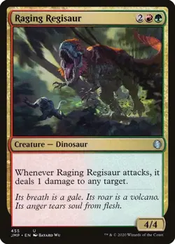 Raging Regisaur MTG NM Jumpstart Regular - Image 1