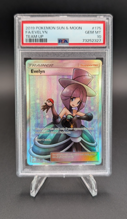 Evelyn 2019 Pokemon Sun & Moon Full Art Team Up #175 PSA 10 Gem Mint - Image 1