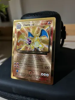 2021 Pokemon Celebrations Charizard Ultra-Premium Collection Gold Metal Promo #4 - Image 3