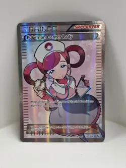 Pokemon TCG - Pokemon Center Lady 105/106 Ultra Rare - Full Art LP - Image 1
