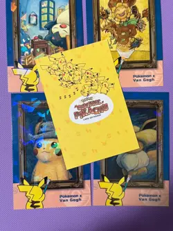 Pokemon Electric Pikachu Van Gogh - Card Database - Cracked Ice Holo - Image 2