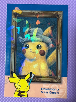 Pokemon Electric Pikachu Van Gogh - Card Database - Cracked Ice Holo - Image 3