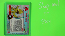 Abra 2000 Topps x2 DOUBLE FOIL Pokemon Series 1 #63 NEAR MINT - Image 2