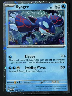 Pokemon - Kyogre 034/132 - Mega Evolution Cosmos Holo - SWIRL - NM 🌀🌀🌀 - Image 4