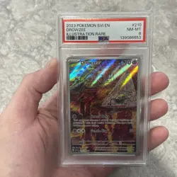 2023 POKEMON SVI EN-SCARLET & VIOLET ILLUSTRATION RARE #210 DROWZEE PSA 8 - Image 2