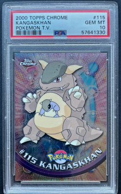 Pokemon Kangaskhan Topps Chrome 2000 #115 PSA GEM MINT 10 - Image 1