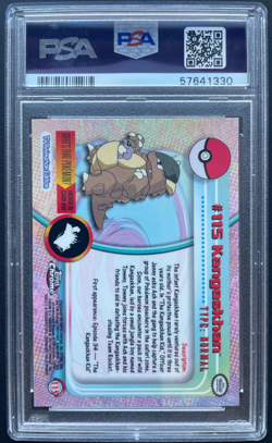 Pokemon Kangaskhan Topps Chrome 2000 #115 PSA GEM MINT 10 - Image 2