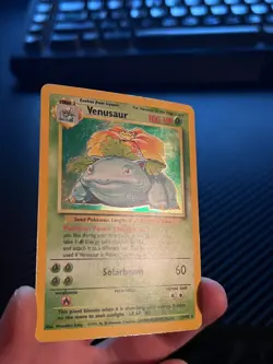 Venusaur 015/102 Base Set Holo Pokemon TCG Vintage - Image 4