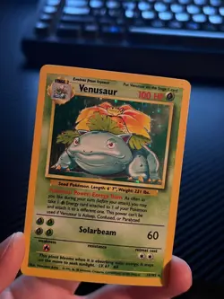 Venusaur 015/102 Base Set Holo Pokemon TCG Vintage - Image 5