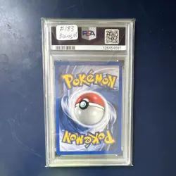 Pokemon TCG Blaine's Moltres Gym Heroes Holo Rare PSA 7 2000 1/132 Unlimited - Image 2