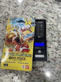 One Piece op-15 Adventure On Kami’s island sleeved booster pack heavy 37.75 - Image 1