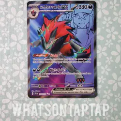 Pokemon Card Ns Zoroark Ex 175/159 Secret Rare Scarlet Violet Journey Together - Image 1