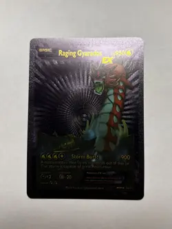 Raging Gyarados ex Hp950 Storm Burst Black Foil Fan Art Display Card NM - Image 1