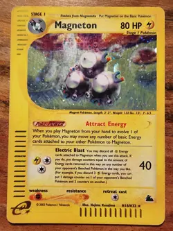 Magneton - H18/H32 - Pokemon Skyridge Holo Rare Card HP - Image 1