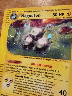 Magneton - H18/H32 - Pokemon Skyridge Holo Rare Card HP - Image 2
