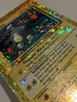 Magnemite 53/102 Base Set Vending Sticker Holo Prism Pokemon Card - Image 3