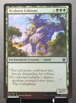 2020 MTG 191/254 NYXBORN COLOSSUS Foil Theros: Beyond Death Unplayed card⚔NM/MT - Image 1