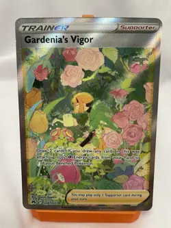 Gardenia’s Vigor GG61/GG70 Crown Zenith Full Art Trainer Pokemon Card - Image 1