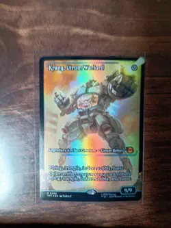 Krang, Utrom Warlord Ninja Turtles TMNT MTG TCG Showcase Foil Card Krang 9/9 NM - Image 2