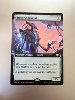 Surge Conductor - 39 - MTG: Edge of Eternities - Rare - Extended Art - Regular - Image 1