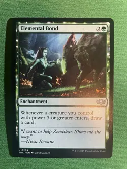 Magic the Gathering - Commander: Tarkir: Dragonstorm - Elemental Bond mtg - Image 1