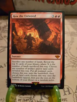 MTG Hew the Entwood Universes Beyond: the Lord of the Rings Regular Mythic NM - Image 1