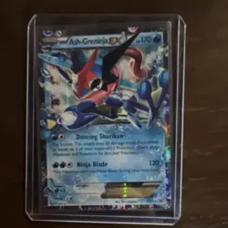 Pokemon Ash-Greninja EX XY133 XY Promo Holo Water Card Basic 170HP - Image 1