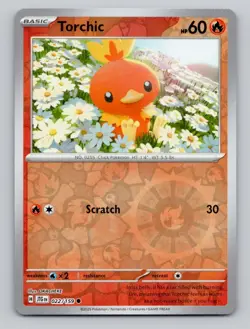 Reverse Holo Torchic 022/159 Common Journey Together Pokemon - Image 1