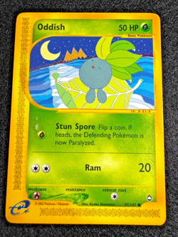 Oddish Expedition Base Set Vintage Pokemon NM - Image 1