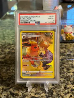 Pokemon Sword & Shield Brilliant Stars Flareon Trainer Gallery TG01/TG30 PSA 10 - Image 1