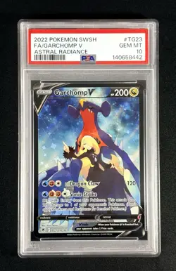 GARCHOMP V #TG23 - 2022 POKEMON SWORD & SHIELD ASTRAL RADIANCE FULL ART/PSA 10 - Image 1
