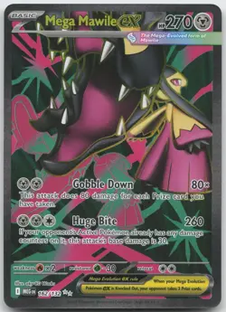 MEGA MAWILE EX 162/132 ULTRA RARE MEGA EVOLUTION POKEMON HOLO NM - Image 1