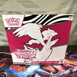 Pokemon TCG Scarlet & Violet White Flare Elite Trainer Box ETB - Image 1