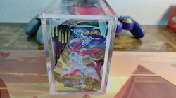 Pokemon TCG Sword and Shield Evolving Skies Booster Box Sealed in Acrylic Case - Image 2