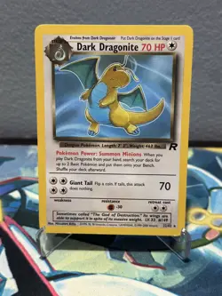 Dark Dragonite 22/82 Pokemon TCG 2000 Team Rocket Set Non-Holo Rare NM Card - Image 1