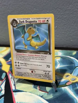 Dark Dragonite 22/82 Pokemon TCG 2000 Team Rocket Set Non-Holo Rare NM Card - Image 3