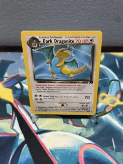 Dark Dragonite 22/82 Pokemon TCG 2000 Team Rocket Set Non-Holo Rare NM Card - Image 4