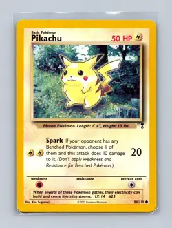 Pikachu 86/110 Common Legendary Collection Pokemon Moderately Played - Image 1