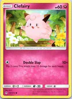 CLEFAIRY 132/214 COMMON UNBROKEN BONDS POKEMON LP - Image 1