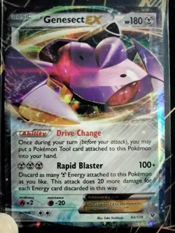 Genesect EX XY Fates Collide 64/124 - Ultra Rare - Pokemon TCG - NM/M - Image 1
